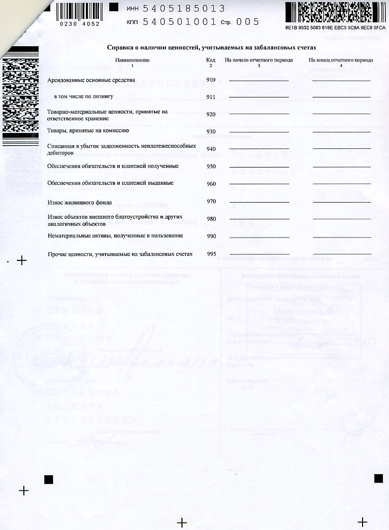 Бухгалтерский баланс